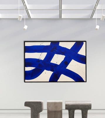 Stefanie Raus - Blue II 1939 XXL, Antiquités & Art