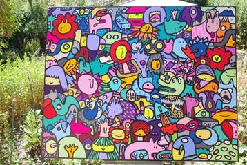 Kev Munday - All In This - XXL Painting