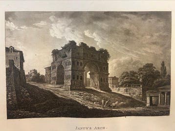 Italië - Rome; Jacques Mérigot (1760–1824) - Janus’s Arch –, Nieuw