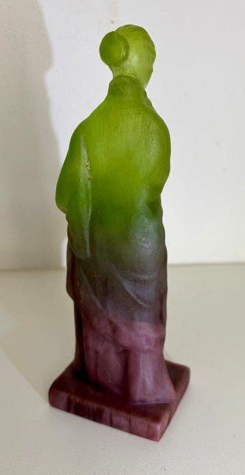 Almaric Walter - Sculpture, Tanagra - 20 cm - Verre - 1920