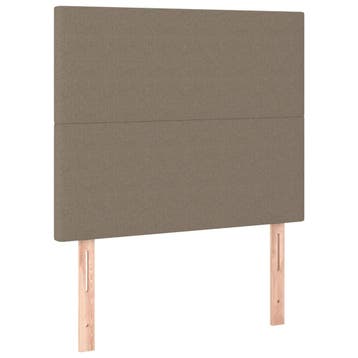Hoofdborden 2st Taupe | Retour deal | -46% korting, nu!, Verstelbaar, 90 cm, Verzenden, Klassiek