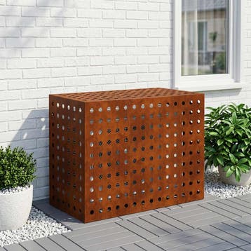 vidaXL Air Conditioner Hoes Roestkleurig 110 x 50 x 80 cm, Verzenden, Nieuw