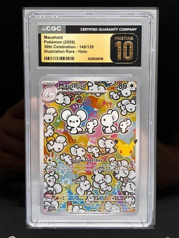 Pokémon - 1 Graded card - Maushold - 30th Celebration -