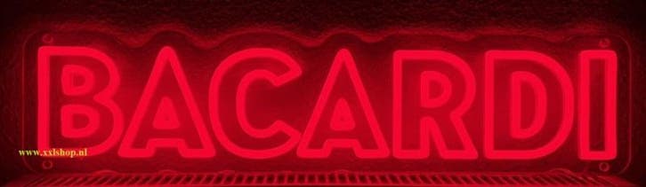 Bacardi NEON sign bord led lichtbord verlichting lamp XXL, Zakelijke goederen, Horeca | Overige, Verzenden