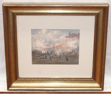 Miguel Martínez Verchili (1898 - 1989) - Mascletà valenciana, Antiquités & Art