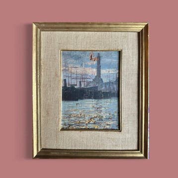 Lazzaro Luxardo (1865-1949) - Porto di Genova, Antiek en Kunst