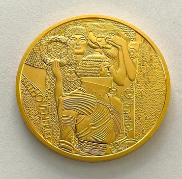 Oostenrijk. 100 Euro 2004 Die Wiener Secession, Postzegels en Munten, Edelmetalen en Baren