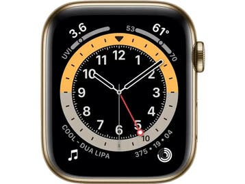 Apple Watch Series 6 40 mm roestvrij stalen kast goud -, Verzenden