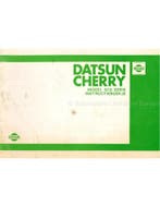 1980 DATSUN CHERRY INSTRUCTIEBOEKJE NEDERLANDS