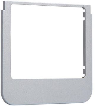 Hager Berker Cadre design arrondi en aluminium mat - WD1113, Verzenden