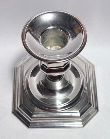 Petit bougeoir - Argent 800, Antiquités & Art