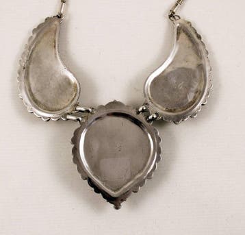 Collier - Argent, Corail - Népal - XXe siècle, Antiquités & Art