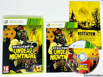 Xbox 360 - Red Dead Redemption - Undead Nightmare + Map, Games en Spelcomputers, Verzenden, Gebruikt