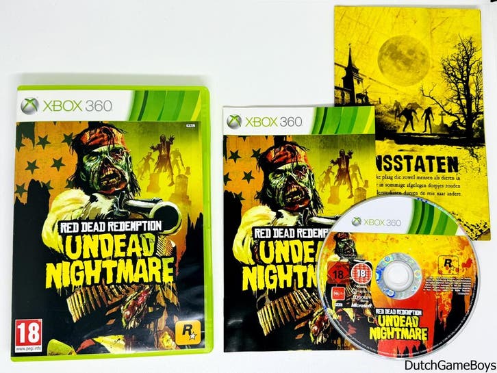Xbox 360 - Red Dead Redemption - Undead Nightmare + Map, Games en Spelcomputers, Games | Xbox 360, Gebruikt, Verzenden