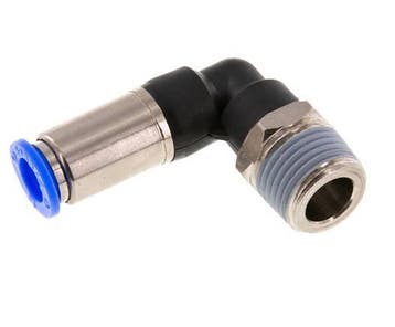 Raccord enfichable 10mm & R1/2 mâle coude autobloquant, Verzenden