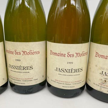 1999 Domaine des Molières - Jasnières - 6 Flessen (0.75, Nieuw