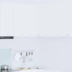 vidaXL Hangkast met opslag Wit 57 x 57 x 80 cm Bewerkt hout, Verzenden, Nieuw