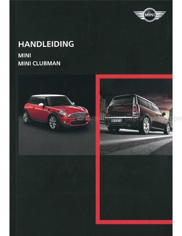 2011 MINI CLUBMAN INSTRUCTIEBOEKJE NEDERLANDS