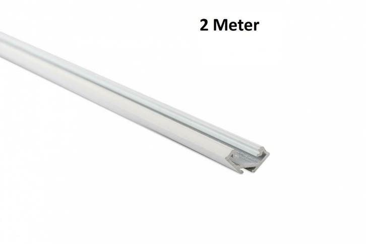 LED Profiel 2 meter - 23mm HOEK DESIGN C - WIT, Bricolage & Construction, Métaux, Envoi
