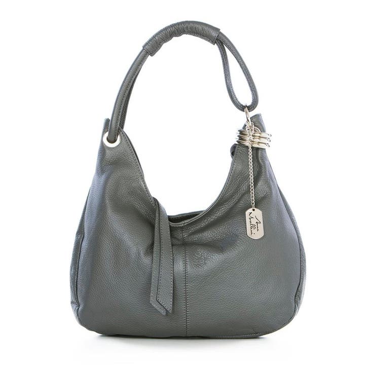 2dekans | Anna Morellini Alba Hobo Bag - Echt Runderleer -, Bijoux, Sacs & Beauté, Sacs | Sacs Femme, Enlèvement ou Envoi