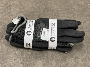 Veiling - 4x Tornado werkhandschoenen thermo Zestos 4-pack, Nieuw