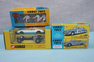 Corgi 1:43 - Modelauto (4) - 4 x 1960s Corgi Toys, Nieuw