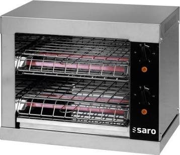 Toaster BUSSO T2 | 3kW | 2 Etages | 440x260x380(h)mm Saro, Verzenden, Nieuw in verpakking