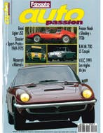 1991 AUTO PASSION TIJDSCHRIFT 44 FRANS, Boeken, Nieuw