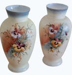 Vaas (2) - Opaline glas - Anrique Opaline Vazen, Antiek en Kunst