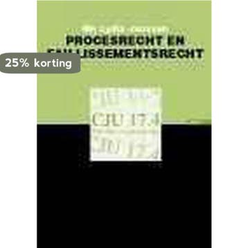 Procesrecht en faillissementsrecht 9789059311657 L. Janssen, Verzenden, Gelezen, L. Janssen