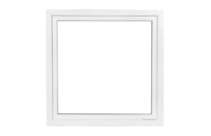 PVC kiep b80xh80 cm Wit, Doe-het-zelf en Bouw, Glas en Ramen, Dubbelglas, Nieuw, Gevelraam of Ruit, 80 tot 120 cm, 80 tot 120 cm