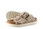 Mustang Slippers in maat 38 Beige, Slippers, Verzenden, Beige, Zo goed als nieuw