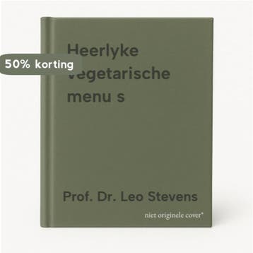 Heerlyke vegetarische menu s 9789071062117, Verzenden, Prof. Dr. Leo Stevens