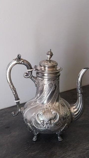 Victor SAGLIER - Theepot - Verzilverd
