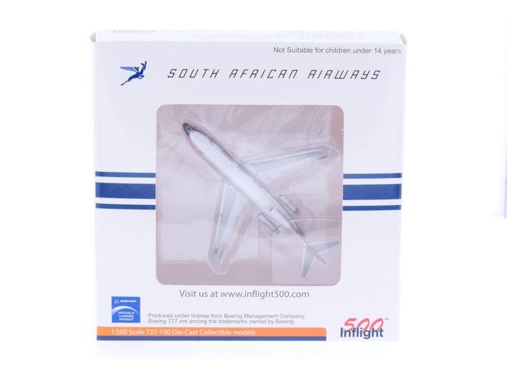Schaal 1:500 Inflight 500 355 4068 South African Airways..., Hobby en Vrije tijd, Modelbouw | Vliegtuigen en Helikopters, Gebruikt