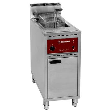 Friteuse | Gas | 16L | 0°C/190°C | 14kW | Aftapkraan |, Verzenden