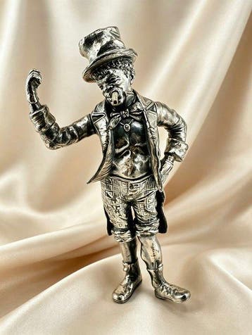 Figuur - Tin, Verzilverd