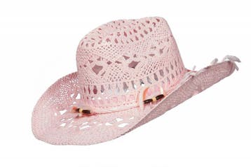 Roze Hoed Stro Dames, Verzenden, Nieuw