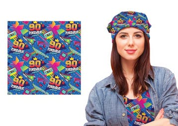 Jaren 90 Sjaal, Verzenden, Nieuw