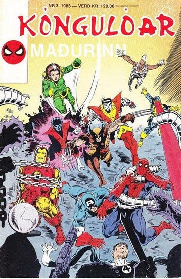 Spider-Man 3, 4, 5, 7 - Köngulóarmaðurinn - 4 Comic - Eerste, Boeken, Nieuw