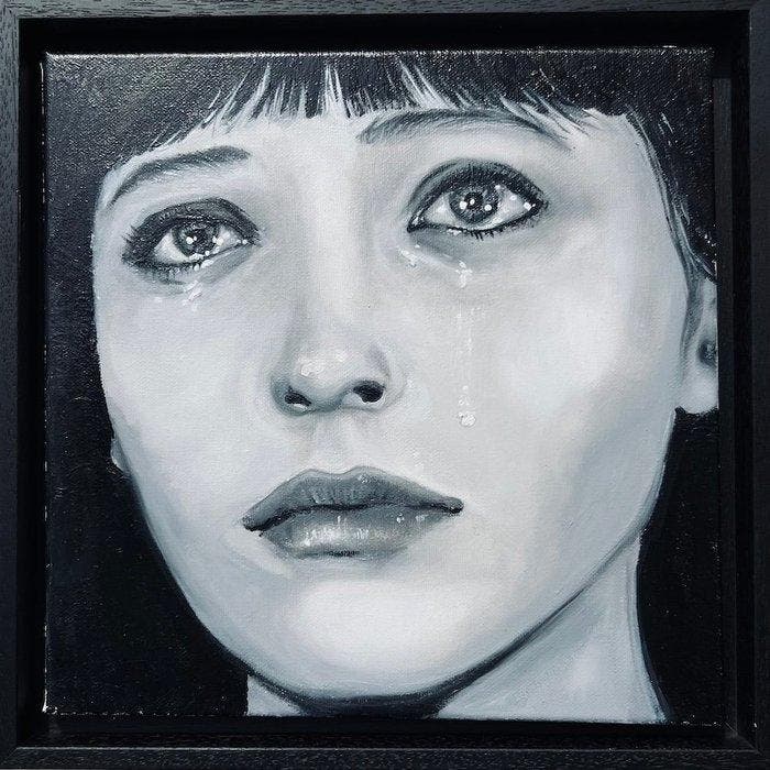 Virginie - Anna Karina, Antiek en Kunst, Kunst | Schilderijen | Modern
