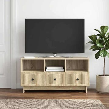 vidaXL TV Kast met lade Sonoma Eiken 102 x 34,5 x 50 cm, Verzenden, Nieuw