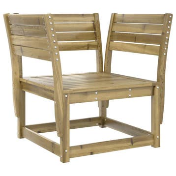vidaXL Tuinstoel geïmpregneerd hout, Verzenden, Nieuw