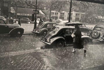 Maurice BONNEL (1923-2019) - Café de flore, Paris sous la