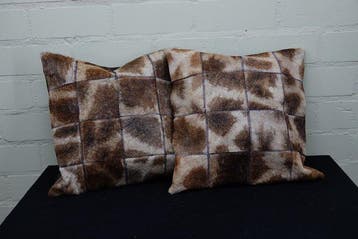 Northern Giraffe Skin - cushion covers Taxidermie volledige