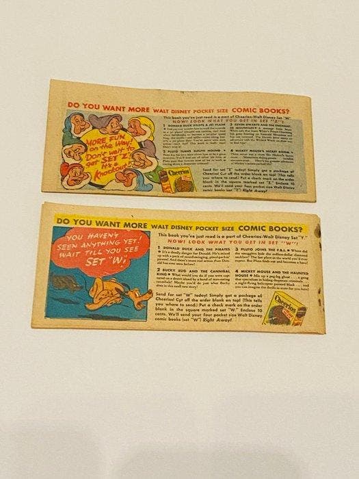 Donald Duck - Disney Cheerios Premium Comics - Pluto W3 ,, Verzamelen, Disney