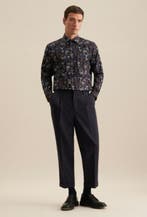 2dekans | Seidensticker Regular Fit Overhemd – 43 - Marine –, Ophalen of Verzenden, Nieuw