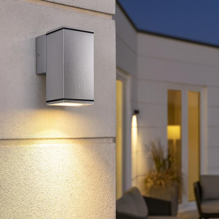 Wandverlichting modern Kevin Downlighter Aluminium, Jardin & Terrasse, Éclairage extérieur, Envoi