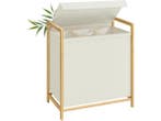 Veiling - SONGMICS Wasmand met 3 compartimenten 150L, Huis en Inrichting, Nieuw