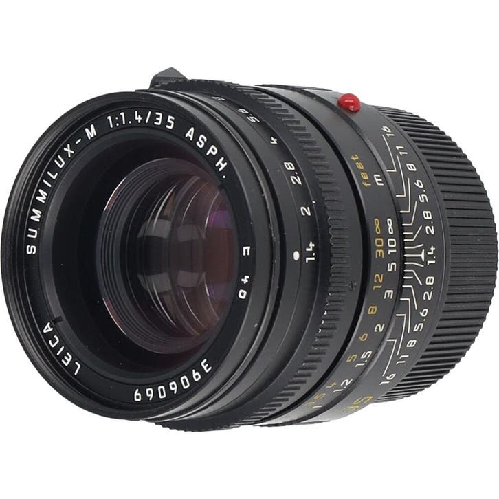 Leica 11874 Summilux-M 35mm f/1.4 ASPH noir | Occasion, Audio, Tv en Foto, Foto | Lenzen en Objectieven, Ophalen of Verzenden